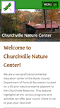 Mobile Screenshot of churchvillenaturecenter.org